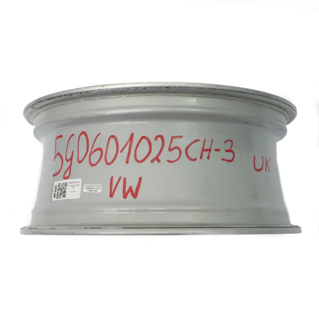 Volkswagen Golf Mk7 Silver Alloy Wheel Rim 17" 7J ET49 - SKU 5G0601025CH-3 - Part number 5G0601025CH