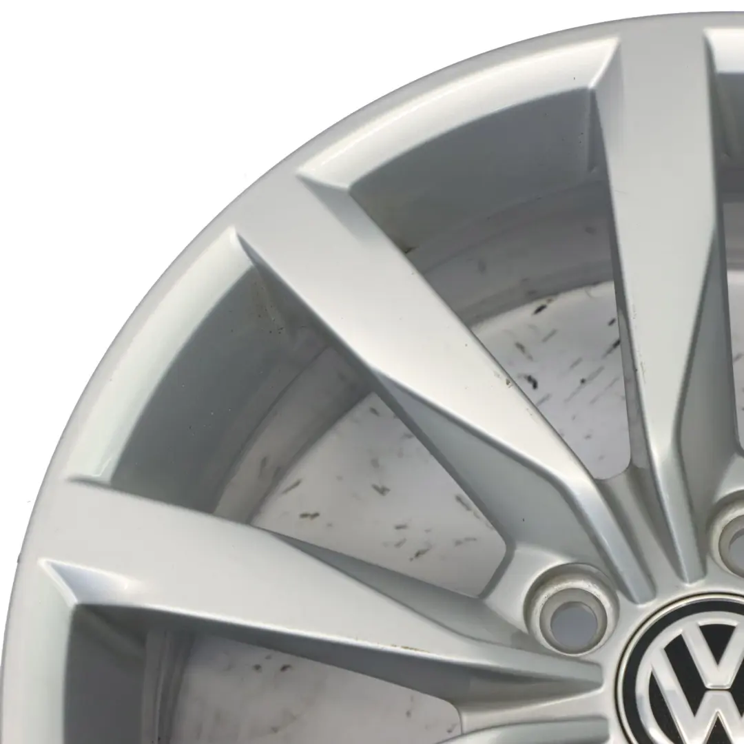 Volkswagen Golf Mk7 Silver Alloy Wheel Rim 17" 7J ET49 - SKU 5G0601025CH-3 - Part number 5G0601025CH
