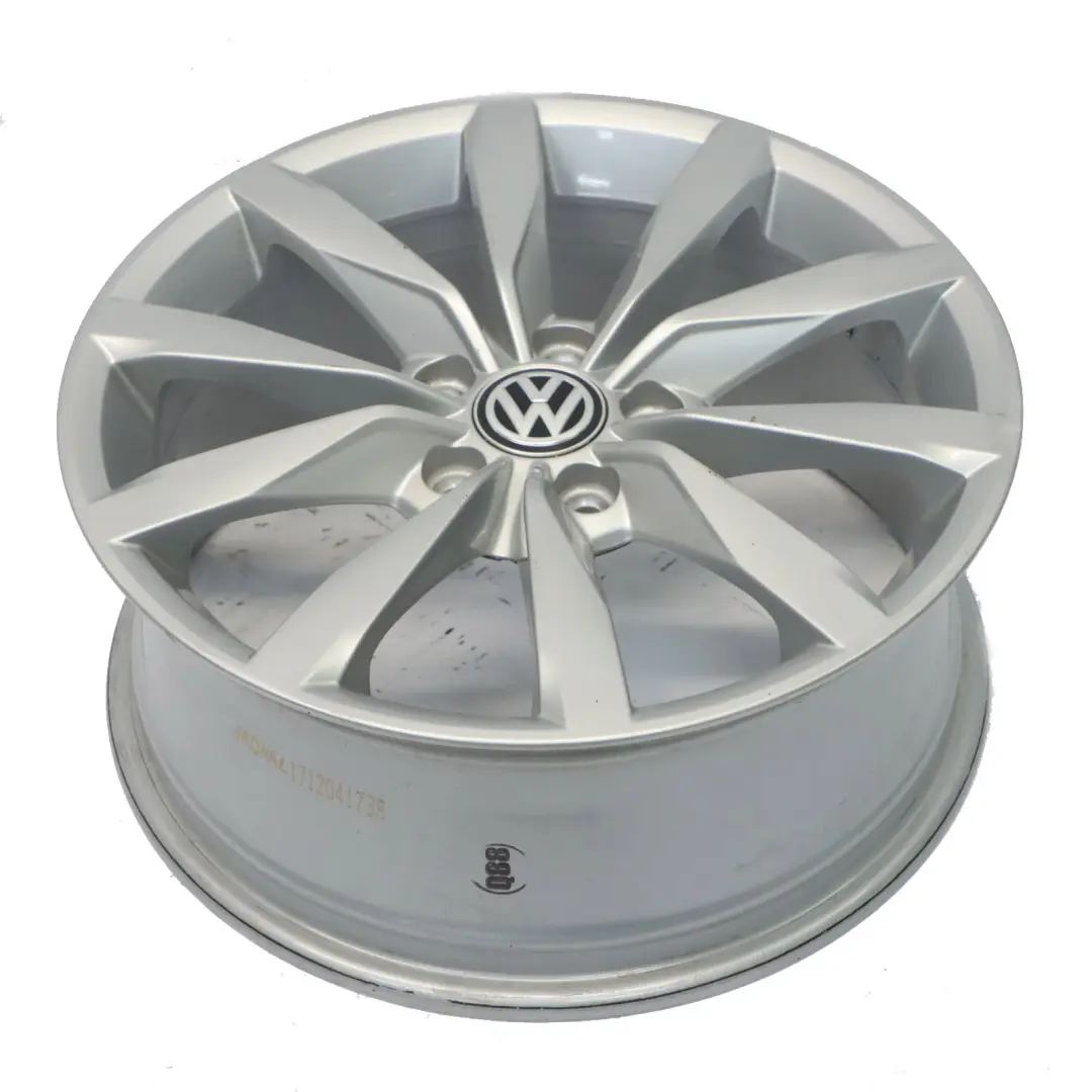 Alloy Wheel Rim 17" 7J ET49 to Volkswagen Golf Mk7 Silver with Part number 5G0601025CH Volkswagen Golf Mk7 Silver Alloy Wheel Rim 17" 7J ET49 - SKU 5G0601025CH-3 - Part number 5G0601025CH