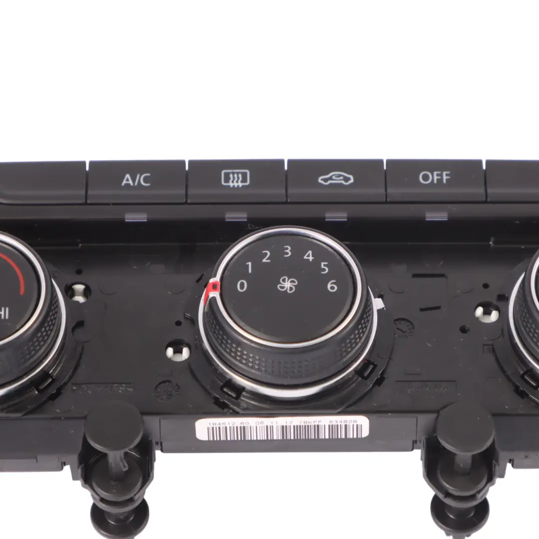 Dashboard Heater Panel Control Unit 5G00907426AQ to Volkswagen Golf Sportsvan with Part number 5G0907426AT Volkswagen Golf Sportsvan Dashboard Heater Panel Control Unit 5G00907426AQ - SKU 5G0907426AT - Part number 5G0907426AT