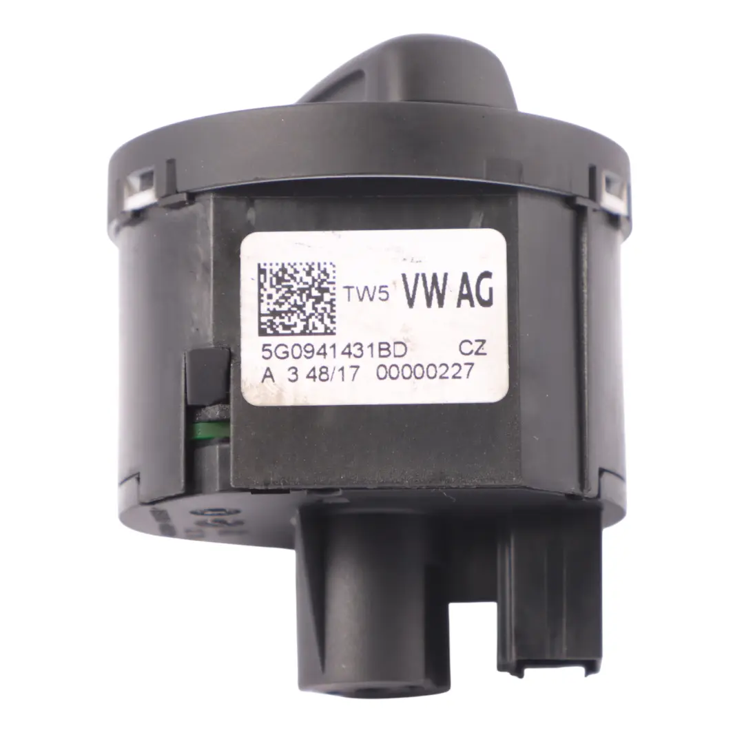 VW Volkswagen Golf SV Scheinwerfer Lampenschalter Bedienfeld - SKU 5G0941431BD - Teilenummer 5G0941431BD