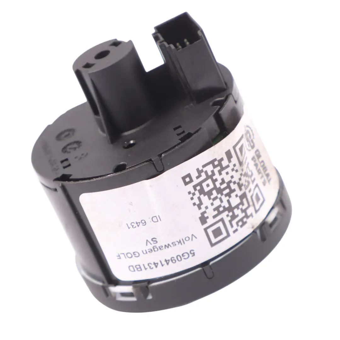 VW Volkswagen Golf SV Faro interruttore pannello di controllo - SKU 5G0941431BD - Numero di parte 5G0941431BD