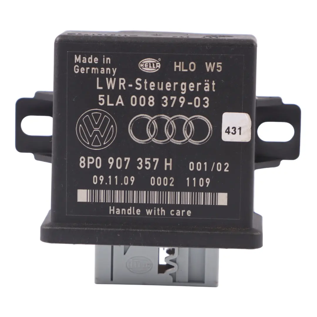Audi A6 C6 Front Lamp Headlight Range Control Module Unit ECU - SKU 5LA907357H - Part number 5LA907357H