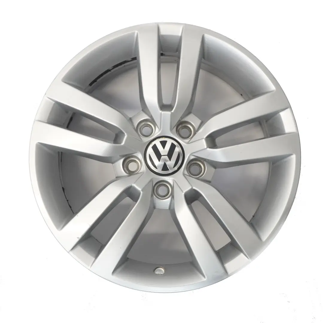 Alloy Rim 16" 6.5J ET:33 Star Spoke to Volkswagen Tiguan 5N Silver Wheel with Part number 5N0601025R Volkswagen Tiguan 5N Silver Wheel Alloy Rim 16" 6.5J ET:33 Star Spoke - SKU 5N0601025R-1 - Part number 5N0601025R