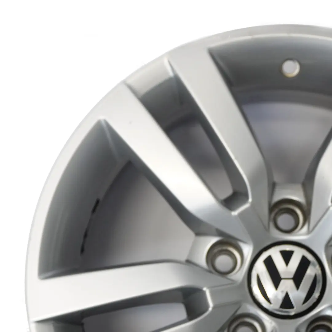 Volkswagen Tiguan 5N Cerchio lega argento 16" 6.5J ET:33 Star Spoke 5N0601025R - SKU 5N0601025R-2 - Numero di parte 5N0601025R-2