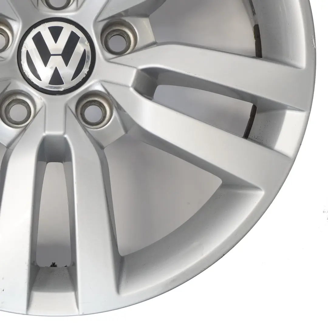Volkswagen Tiguan 5N Cerchio lega argento 16" 6.5J ET:33 Star Spoke 5N0601025R - SKU 5N0601025R-2 - Numero di parte 5N0601025R-2