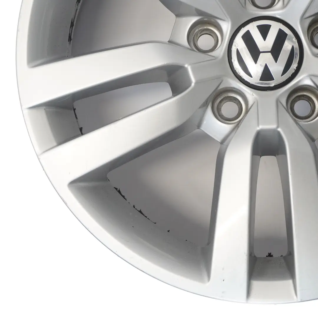 Volkswagen Tiguan 5N Cerchio lega argento 16" 6.5J ET:33 Star Spoke 5N0601025R - SKU 5N0601025R-2 - Numero di parte 5N0601025R-2
