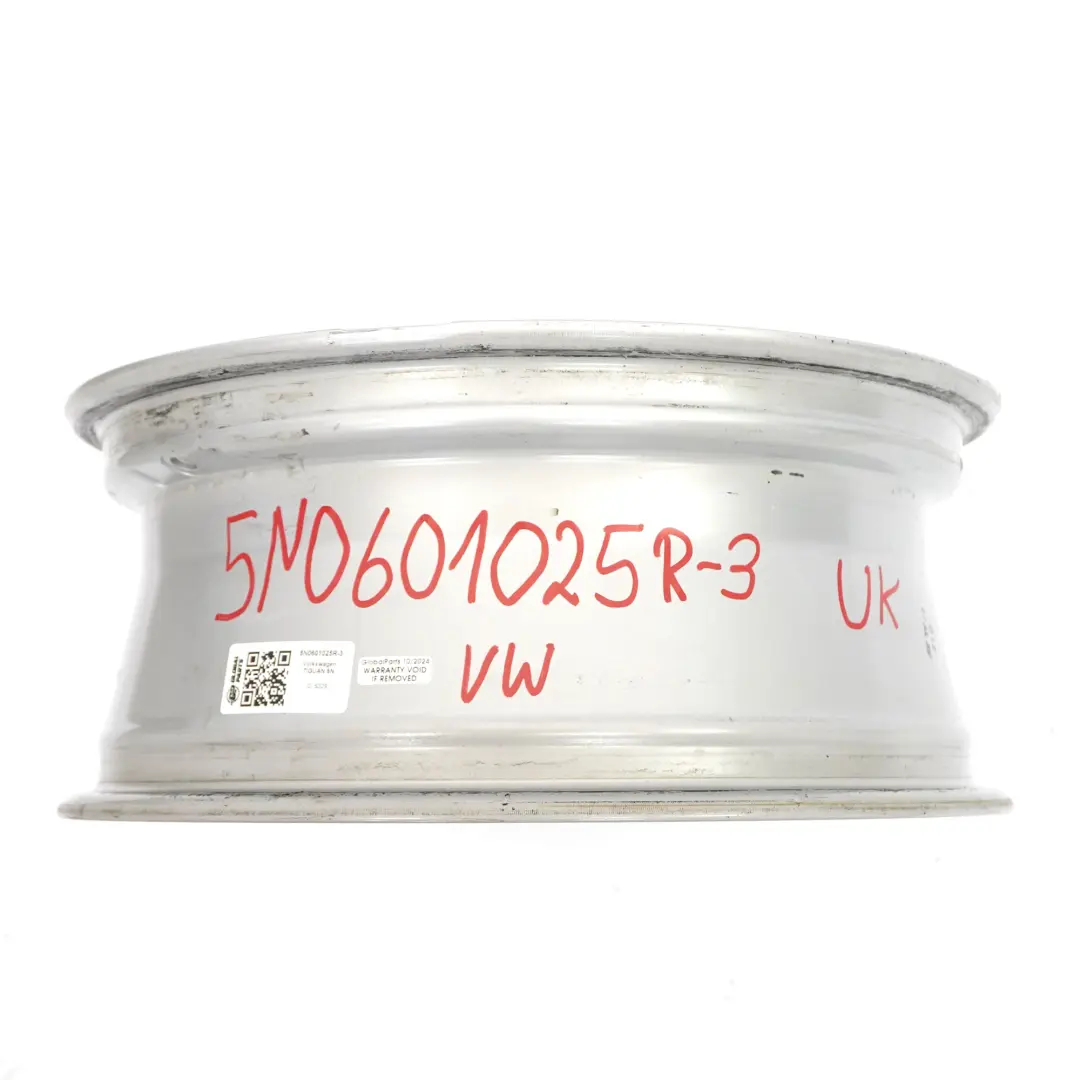 Alloy Rim 16" 6.5J ET:33 Star Spoke to Volkswagen Tiguan 5N Silver Wheel with Part number 5N0601025R Volkswagen Tiguan 5N Silver Wheel Alloy Rim 16" 6.5J ET:33 Star Spoke - SKU 5N0601025R-3 - Part number 5N0601025R