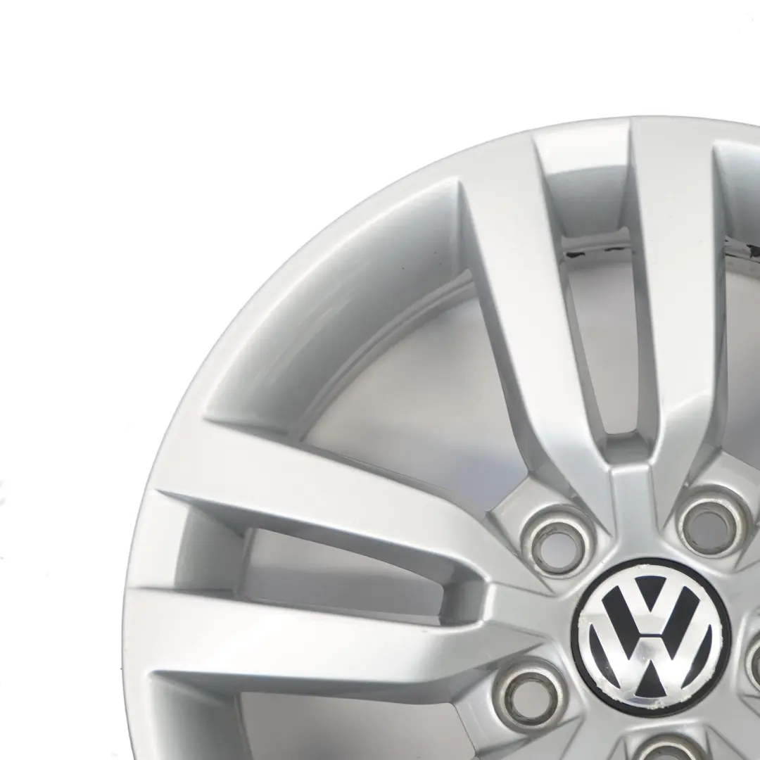 Alloy Rim 16" 6.5J ET:33 Star Spoke to Volkswagen Tiguan 5N Silver Wheel with Part number 5N0601025R Volkswagen Tiguan 5N Silver Wheel Alloy Rim 16" 6.5J ET:33 Star Spoke - SKU 5N0601025R-3 - Part number 5N0601025R