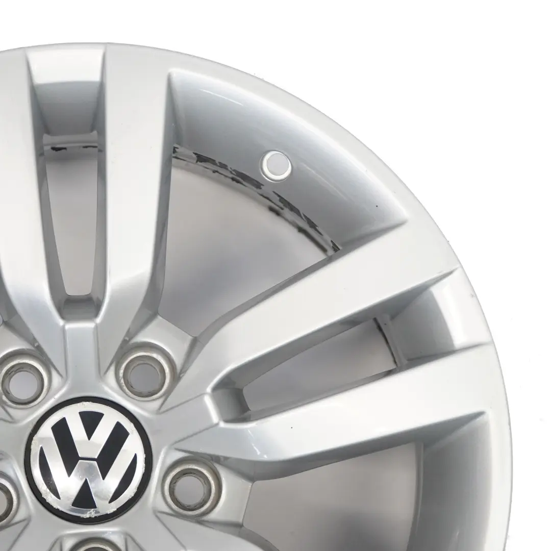 Alloy Rim 16" 6.5J ET:33 Star Spoke to Volkswagen Tiguan 5N Silver Wheel with Part number 5N0601025R Volkswagen Tiguan 5N Silver Wheel Alloy Rim 16" 6.5J ET:33 Star Spoke - SKU 5N0601025R-3 - Part number 5N0601025R