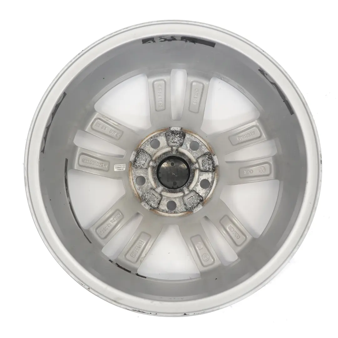Volkswagen Tiguan 5N Silver Wheel Alloy Rim 16" 6.5J ET:33 Star Spoke - SKU 5N0601025R-4 - Part number 5N0601025R