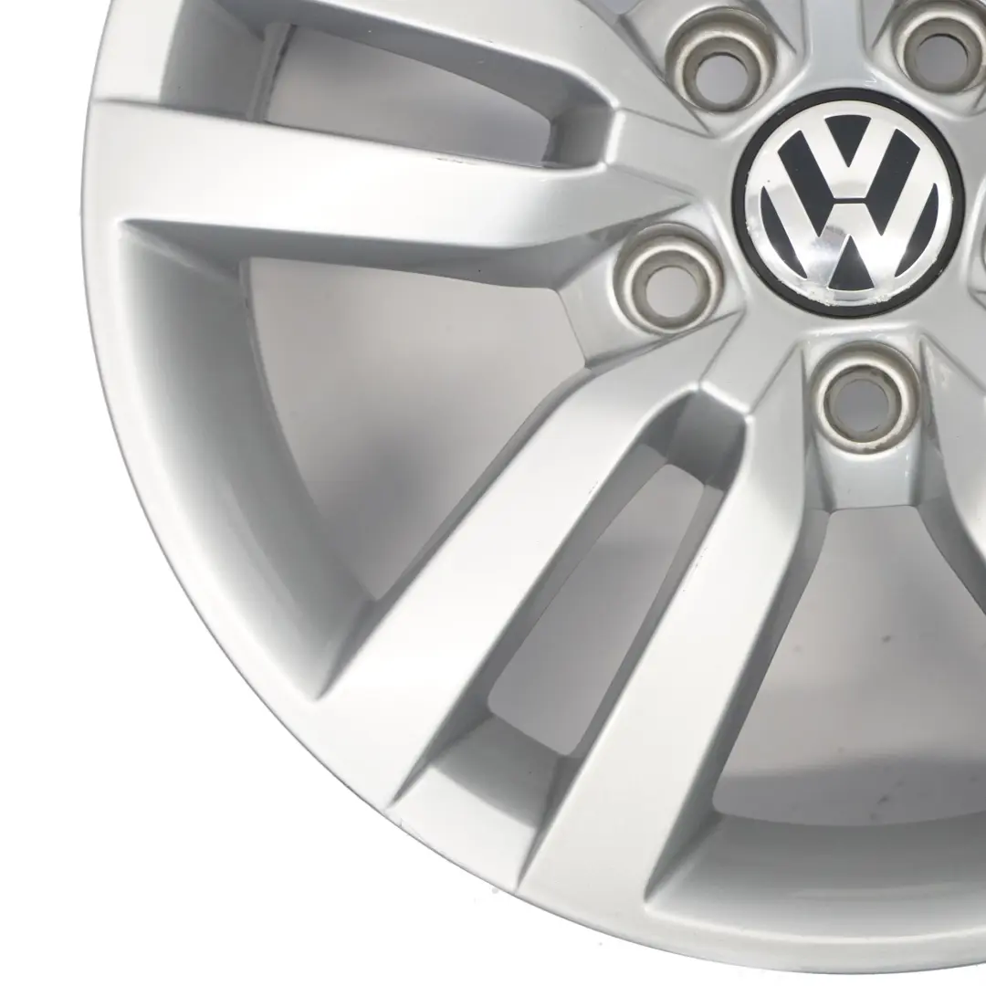 Alloy Rim 16" 6.5J ET:33 Star Spoke to Volkswagen Tiguan 5N Silver Wheel with Part number 5N0601025R Volkswagen Tiguan 5N Silver Wheel Alloy Rim 16" 6.5J ET:33 Star Spoke - SKU 5N0601025R-4 - Part number 5N0601025R