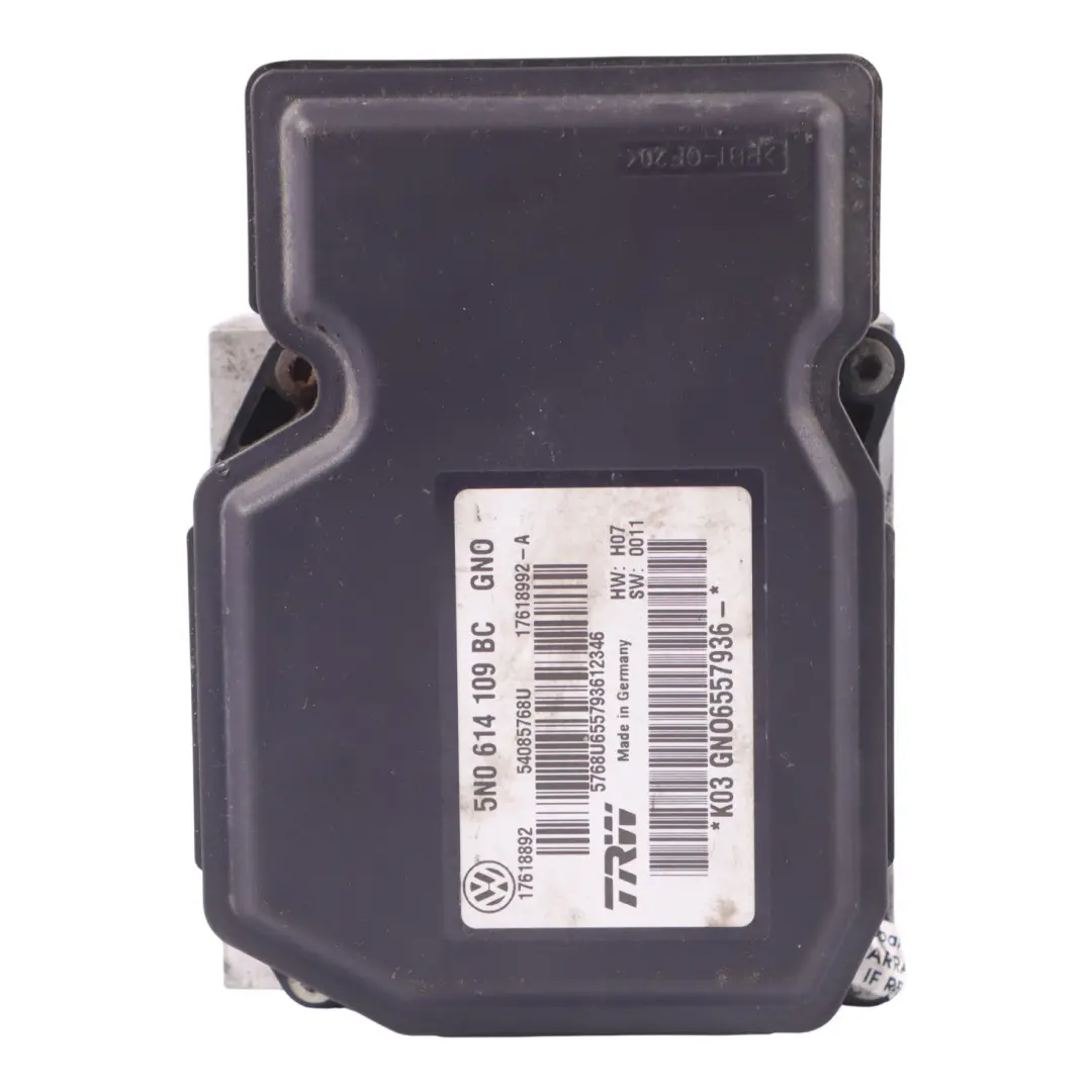 Volkswagen Tiguan 5N Brake Pump ABS ESP Hydraulic Control Unit - SKU 5N0614109BK - Part number 5N0614109BK