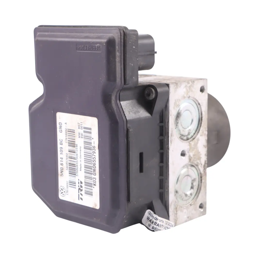Volkswagen Tiguan 5N Brake Pump ABS ESP Hydraulic Control Unit - SKU 5N0614109BK - Part number 5N0614109BK