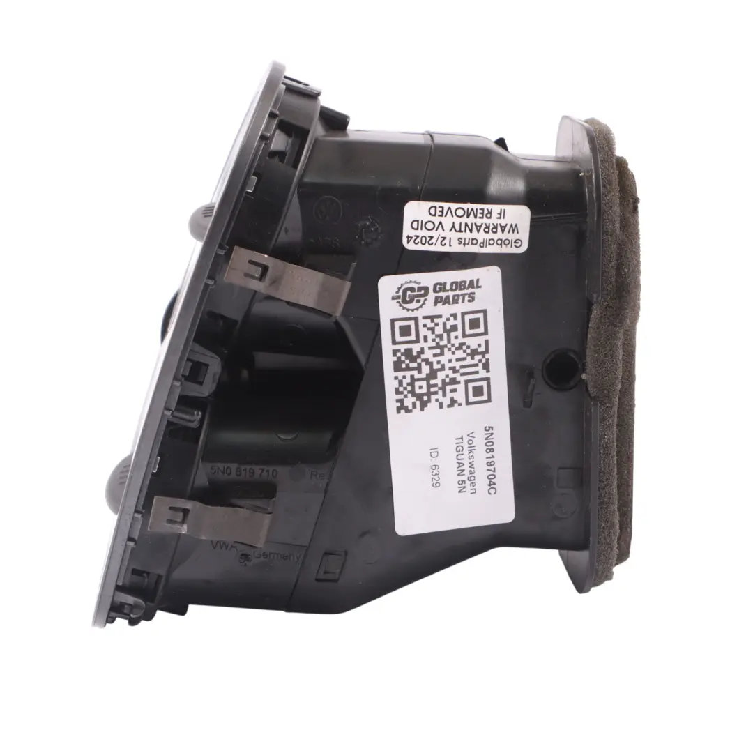 Volkswagen Tiguan 5N Embellecedor rejilla ventilación central derecho - SKU 5N0819704C - Número de pieza 5N0819704C