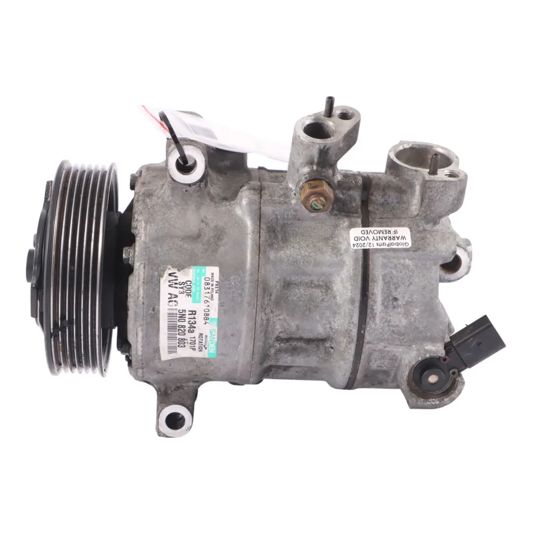 VW Volkswagen Tiguan 5N Compressore Aria Condizionata Pompa A/C - SKU 5N0820803C - Numero di parte 5N0820803C