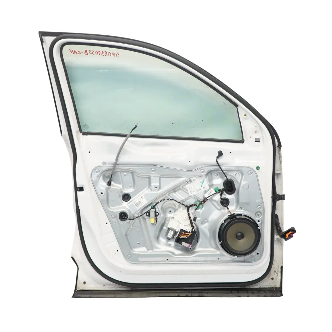Porta anteriore sinistra Bianco Candy - B9A per Volkswagen VW Tiguan 5N con numero di parte 5N0831055B Volkswagen VW Tiguan 5N Porta anteriore sinistra Bianco Candy - B9A - SKU 5N0831055B-CAN - Numero di parte 5N0831055B