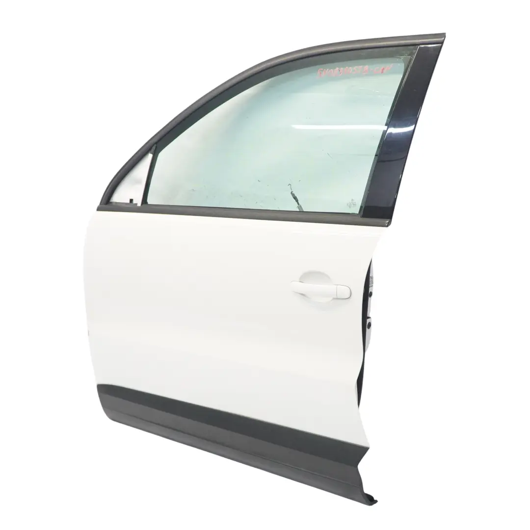 Volkswagen VW Tiguan 5N Porta anteriore sinistra Bianco Candy - B9A - SKU 5N0831055B-CAN - Numero di parte 5N0831055B