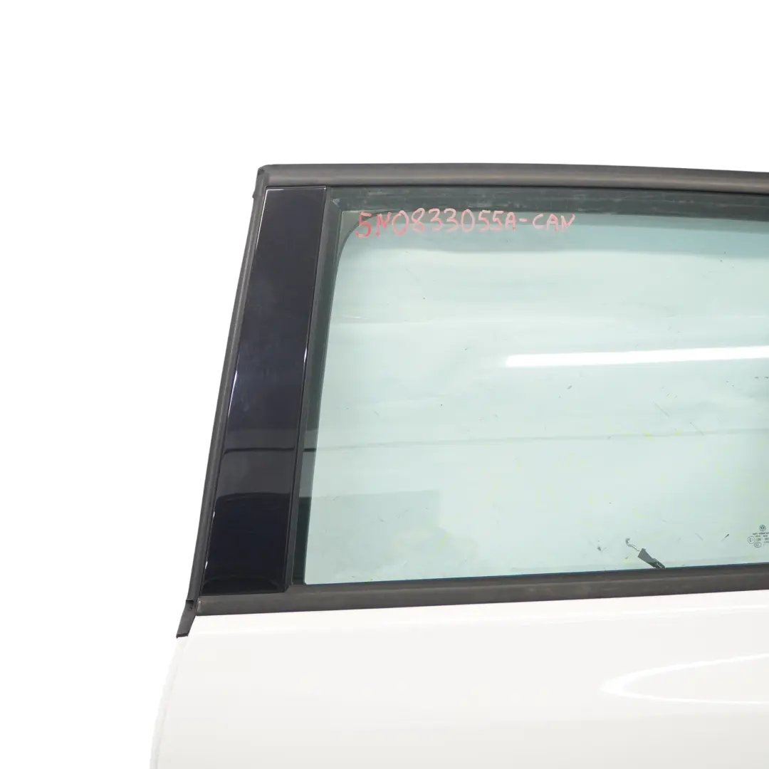 Volkswagen VW Tiguan 5N Porta posteriore sinistra Candy White - B9A - SKU 5N0833055A-CAN - Numero di parte 5N0833055A
