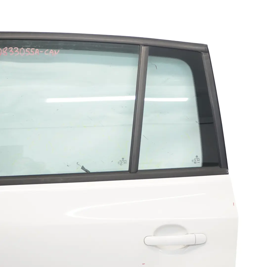 Volkswagen VW Tiguan 5N Porta posteriore sinistra Candy White - B9A - SKU 5N0833055A-CAN - Numero di parte 5N0833055A