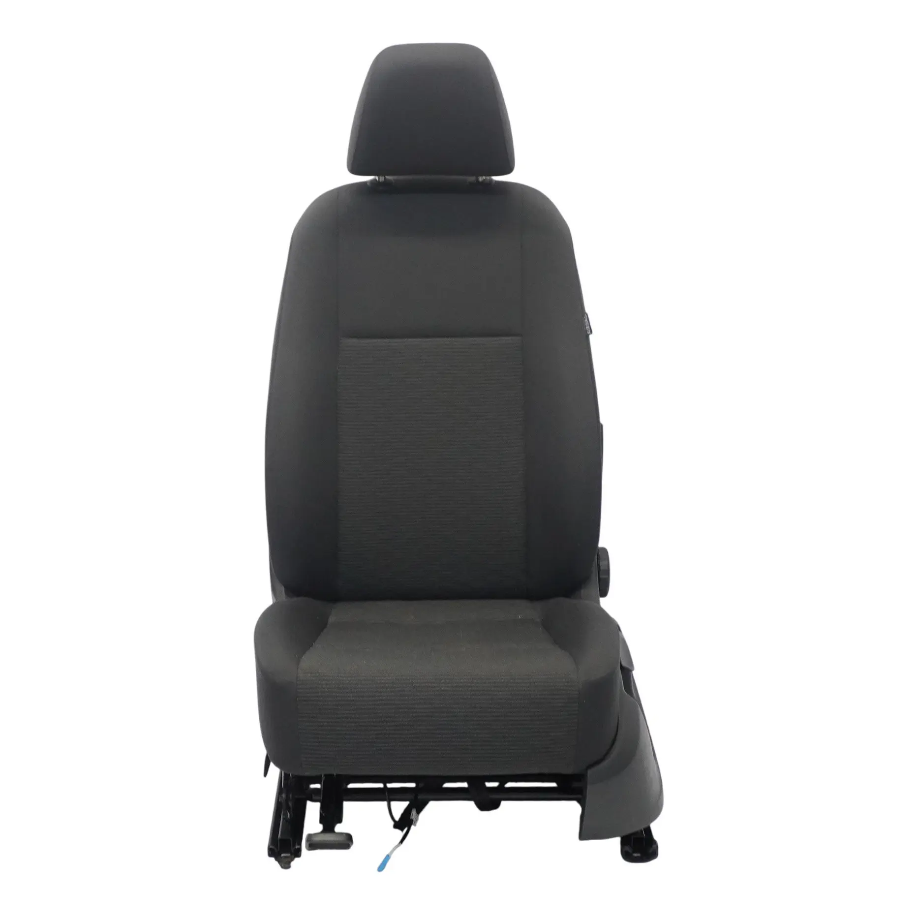 VW Volkswagen Tiguan 5N Sedile Anteriore Sinistro Interno Tessuto Panno Nero