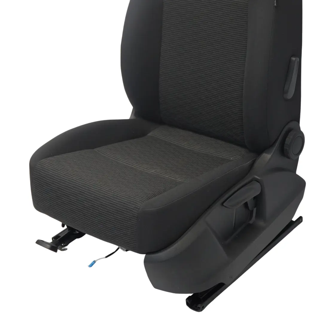 VW Volkswagen Tiguan 5N Front Seat Left N/S Interior Cloth Fabric Black - SKU 5N0881805ES-1 - Part number 5N0881805ES