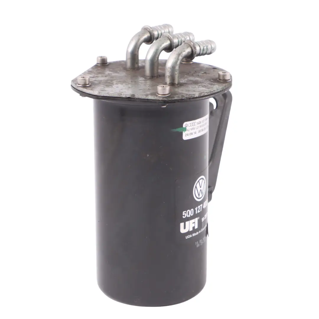 Carcasa del filtro de combustible Soporte para Volkswagen Audi Seat Skoda con número de pieza 5Q0127400F Volkswagen Audi Seat Skoda Carcasa del filtro de combustible Soporte - SKU 5Q0127400F - Número de pieza 5Q0127400F