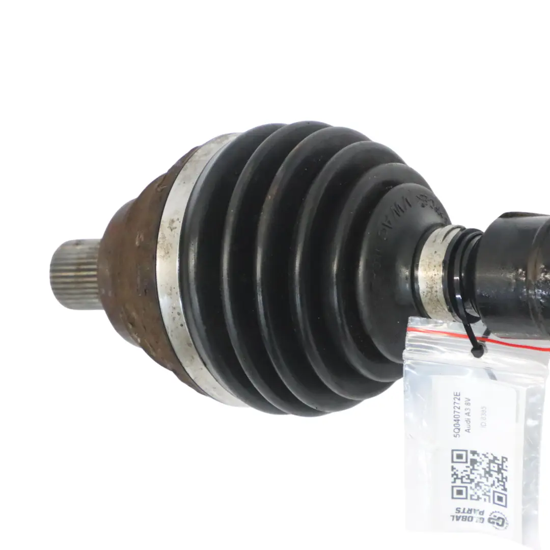 Audi A3 8V 2.0 TDI CRLB Diesel Front Axle Drive Shaft Right O/S - SKU 5Q0407272E - Part number 5Q0407272E