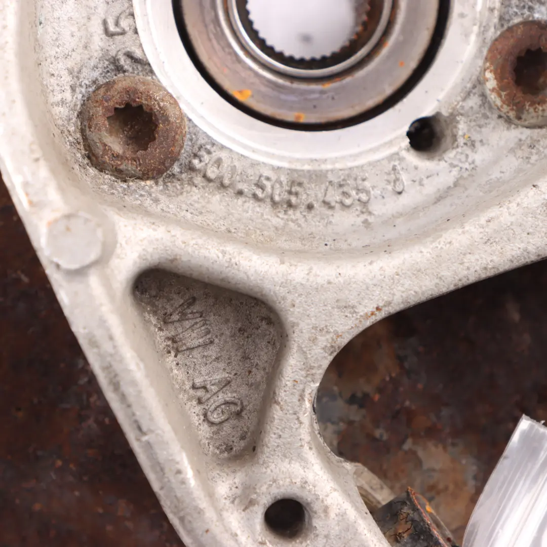 Audi RS3 8V Wheel Carrier Rear Left O/S Wheel Hub Brake Disc Plate - SKU 5Q0505435J - Part number 5Q0505435J