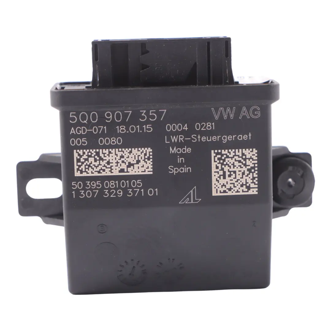 Audi A3 8V Phares et feux de route Module de contrôle de la portée ECU - SKU 5Q0907357 - Numéro de pièce 5Q0907357