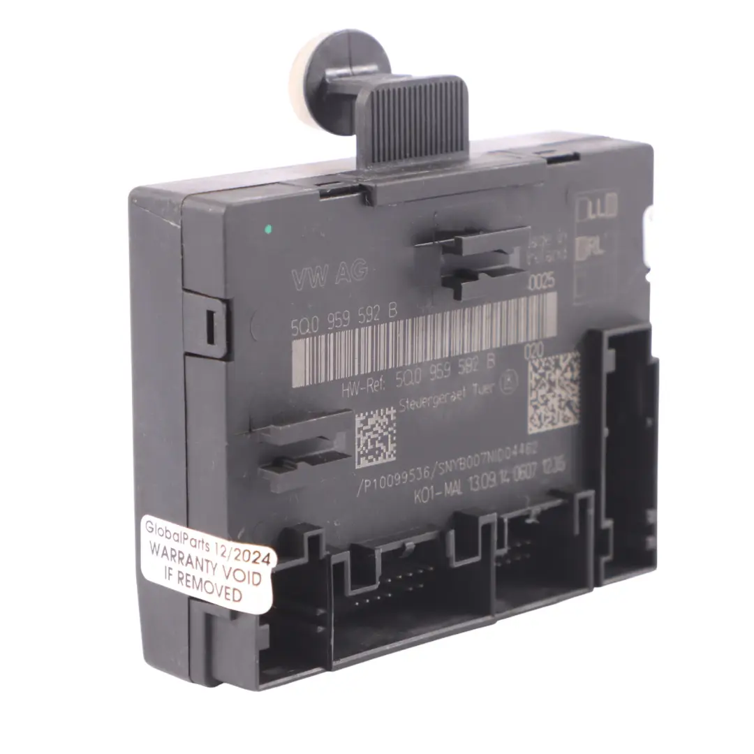 Audi A3 8V Door Module Control Unit Front Passenger Side - SKU 5Q0959592B - Part number 5Q0959592B