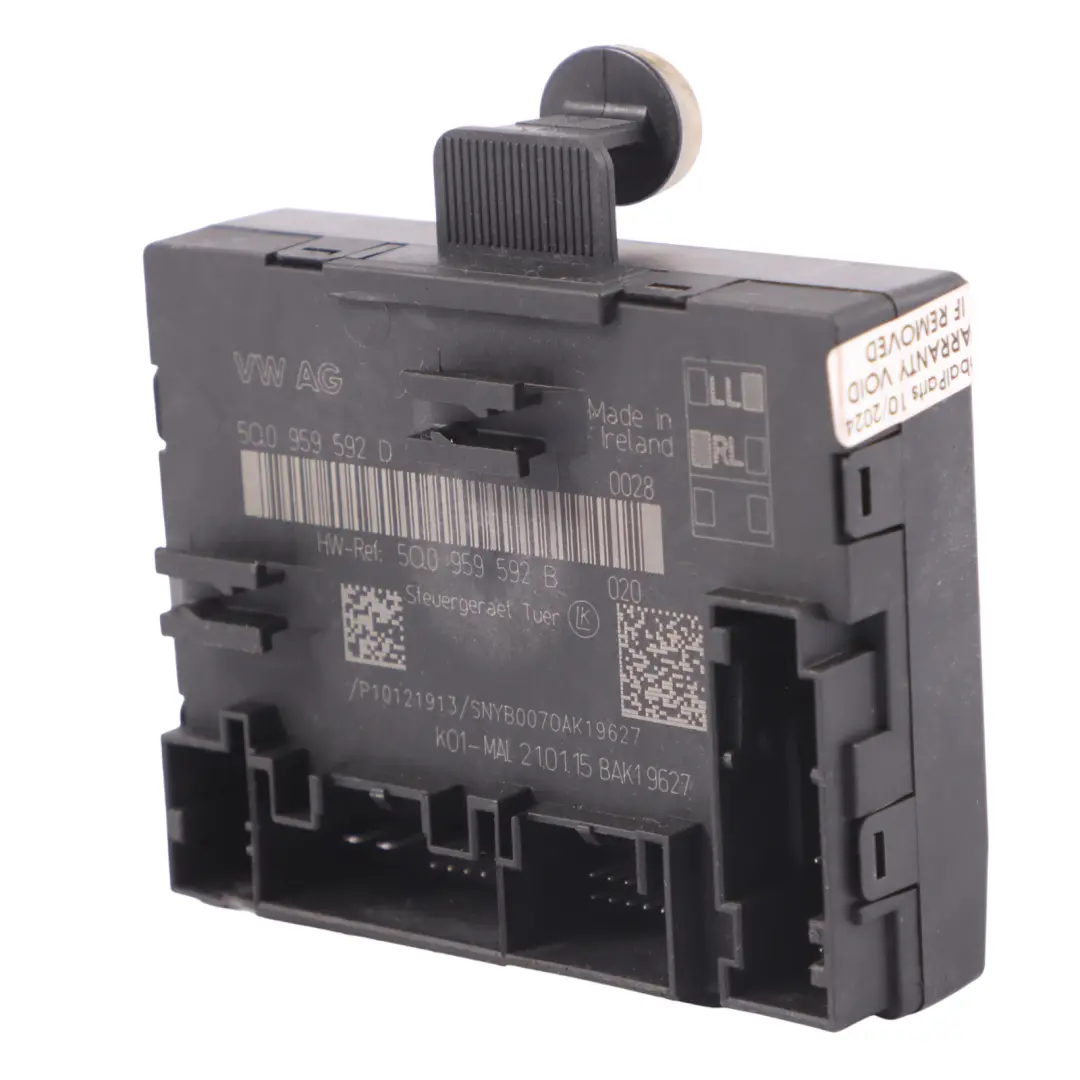 Módulo de puerta Audi A3 8V VW Golf 7 Seat Leon 3 Delantero Derecho para con número de pieza 5Q0959592D Módulo de puerta Audi A3 8V VW Golf 7 Seat Leon 3 Delantero Derecho - SKU 5Q0959592D - Número de pieza 5Q0959592D