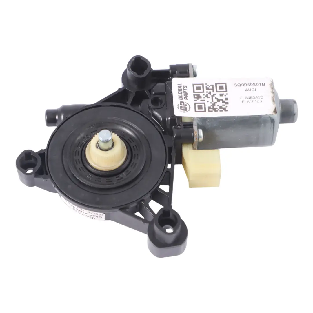 Moteur de lève vitre électrique de porte avant gauche pour Audi A3 8V à propos du numéro de pièce 5Q0959801B Audi A3 8V Moteur de lève vitre électrique de porte avant gauche - SKU 5Q0959801B - Numéro de pièce 5Q0959801B