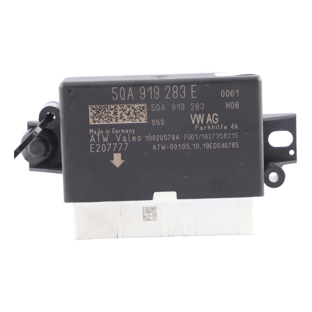 Module De Contrôle De Distance PDC Park Assist pour Audi A3 8V à propos du numéro de pièce 5QA919283E Audi A3 8V Module De Contrôle De Distance PDC Park Assist - SKU 5QA919283E - Numéro de pièce 5QA919283E