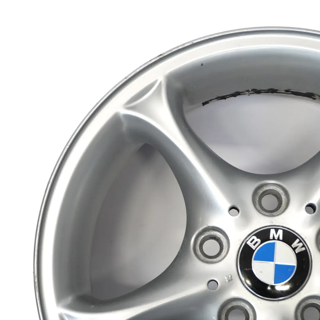 Alloy Rim 16" 7J ET:47 Star Spoke to BMW Z4 E85 Silver Wheel with Part number 6758187 BMW Z4 E85 Silver Wheel Alloy Rim 16" 7J ET:47 Star Spoke - SKU 6758187-1 - Part number 6758187