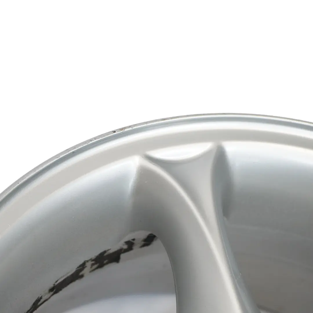 Silberne Leichtmetallfelge Alufelge 16" 7J ET:47 Sternspeiche für BMW Z4 E85 mit Teilenummer 6758187 BMW Z4 E85 Silberne Leichtmetallfelge Alufelge 16" 7J ET:47 Sternspeiche - SKU 6758187-1 - Teilenummer 6758187