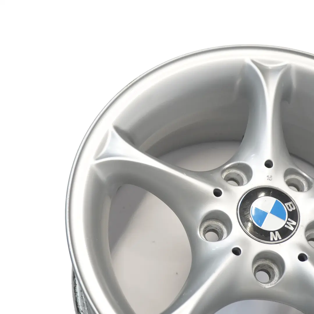 Alloy Rim 16" 7J ET:47 Star Spoke to BMW Z4 E85 Silver Wheel with Part number 6758187 BMW Z4 E85 Silver Wheel Alloy Rim 16" 7J ET:47 Star Spoke - SKU 6758187-1 - Part number 6758187