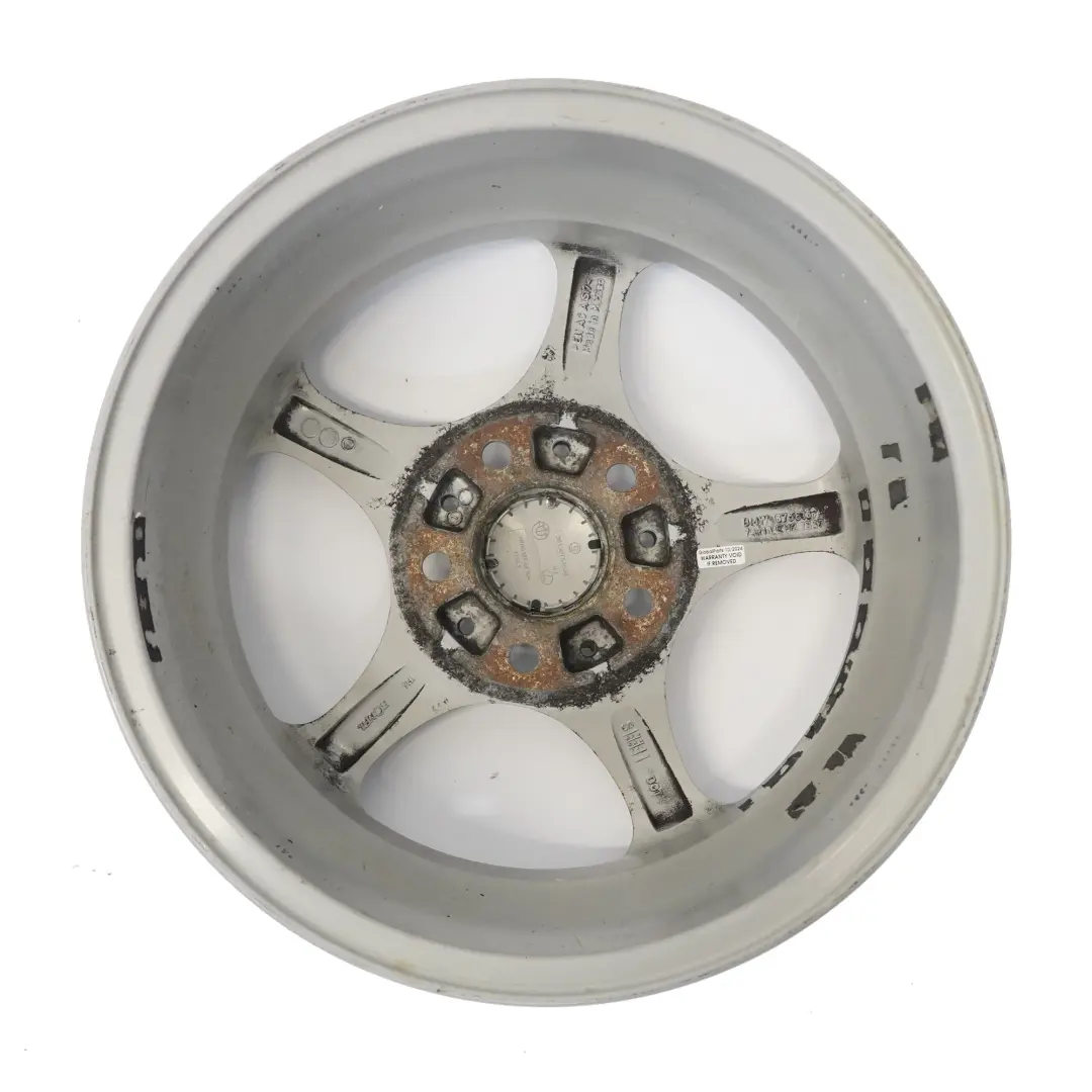 Srebrna Felga Aluminiowa 16" 7J ET:47 Star Spoke do BMW Z4 E85 o numerze 6758187 BMW Z4 E85 Srebrna Felga Aluminiowa 16" 7J ET:47 Star Spoke - SKU 6758187-2 - Numer Części 6758187