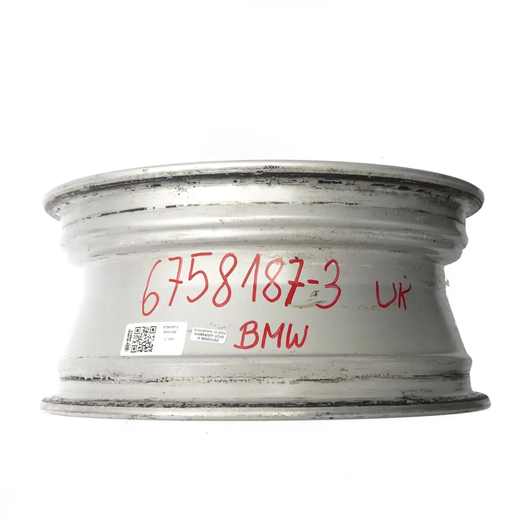 Alloy Rim 16" 7J ET:47 Star Spoke to BMW Z4 E85 Silver Wheel with Part number 6758187 BMW Z4 E85 Silver Wheel Alloy Rim 16" 7J ET:47 Star Spoke - SKU 6758187-3 - Part number 6758187