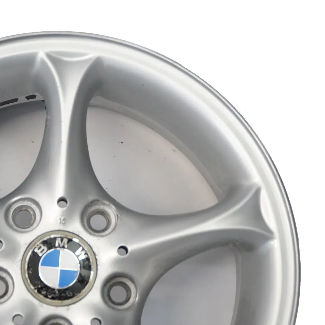 Alloy Rim 16" 7J ET:47 Star Spoke to BMW Z4 E85 Silver Wheel with Part number 6758187 BMW Z4 E85 Silver Wheel Alloy Rim 16" 7J ET:47 Star Spoke - SKU 6758187-3 - Part number 6758187