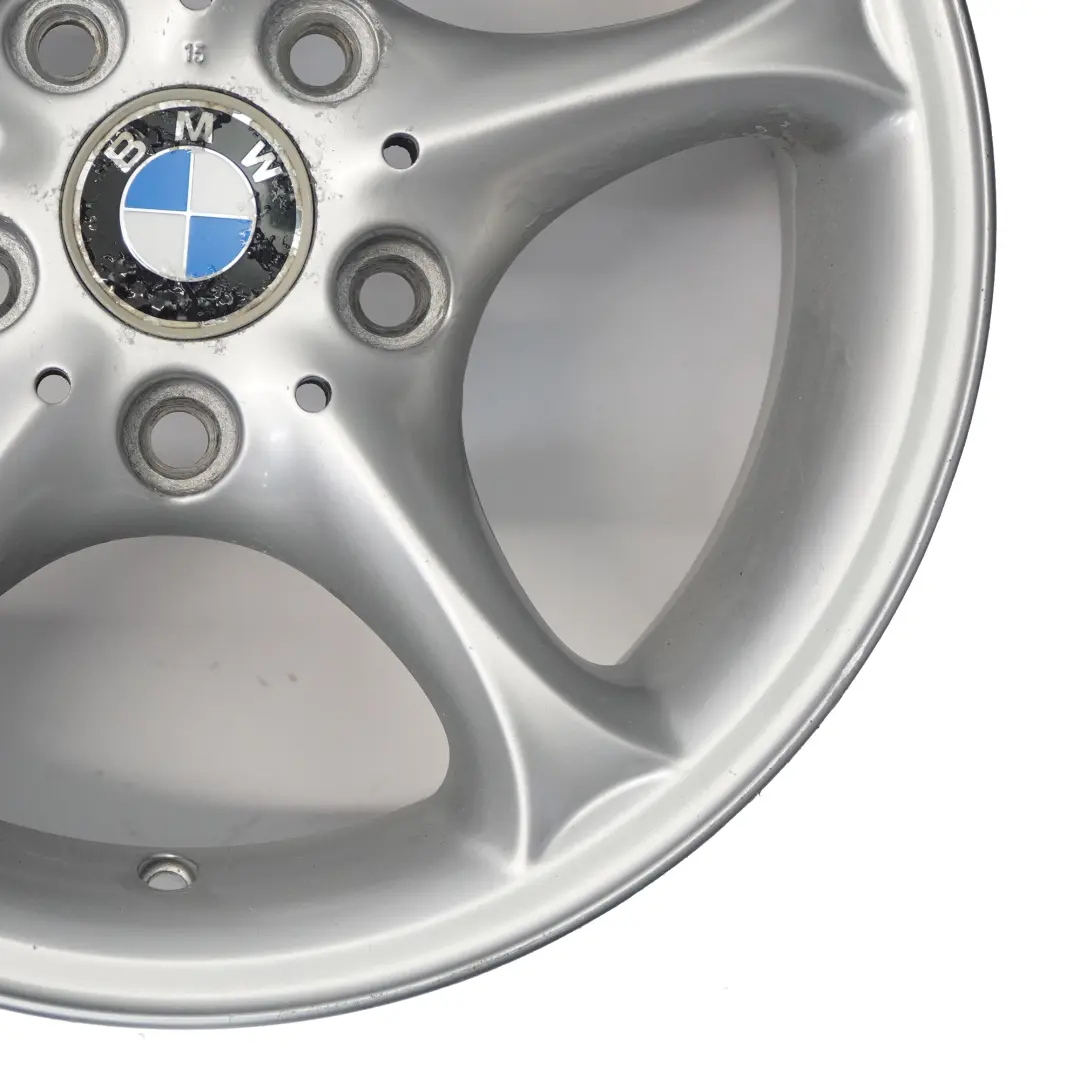 Alloy Rim 16" 7J ET:47 Star Spoke to BMW Z4 E85 Silver Wheel with Part number 6758187 BMW Z4 E85 Silver Wheel Alloy Rim 16" 7J ET:47 Star Spoke - SKU 6758187-3 - Part number 6758187