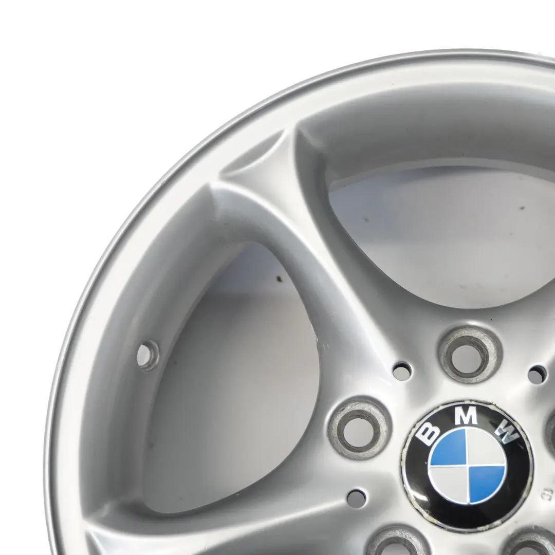 Alloy Rim 16" 7J ET:47 Star Spoke to BMW Z4 E85 Silver Wheel with Part number 6758187 BMW Z4 E85 Silver Wheel Alloy Rim 16" 7J ET:47 Star Spoke - SKU 6758187-4 - Part number 6758187