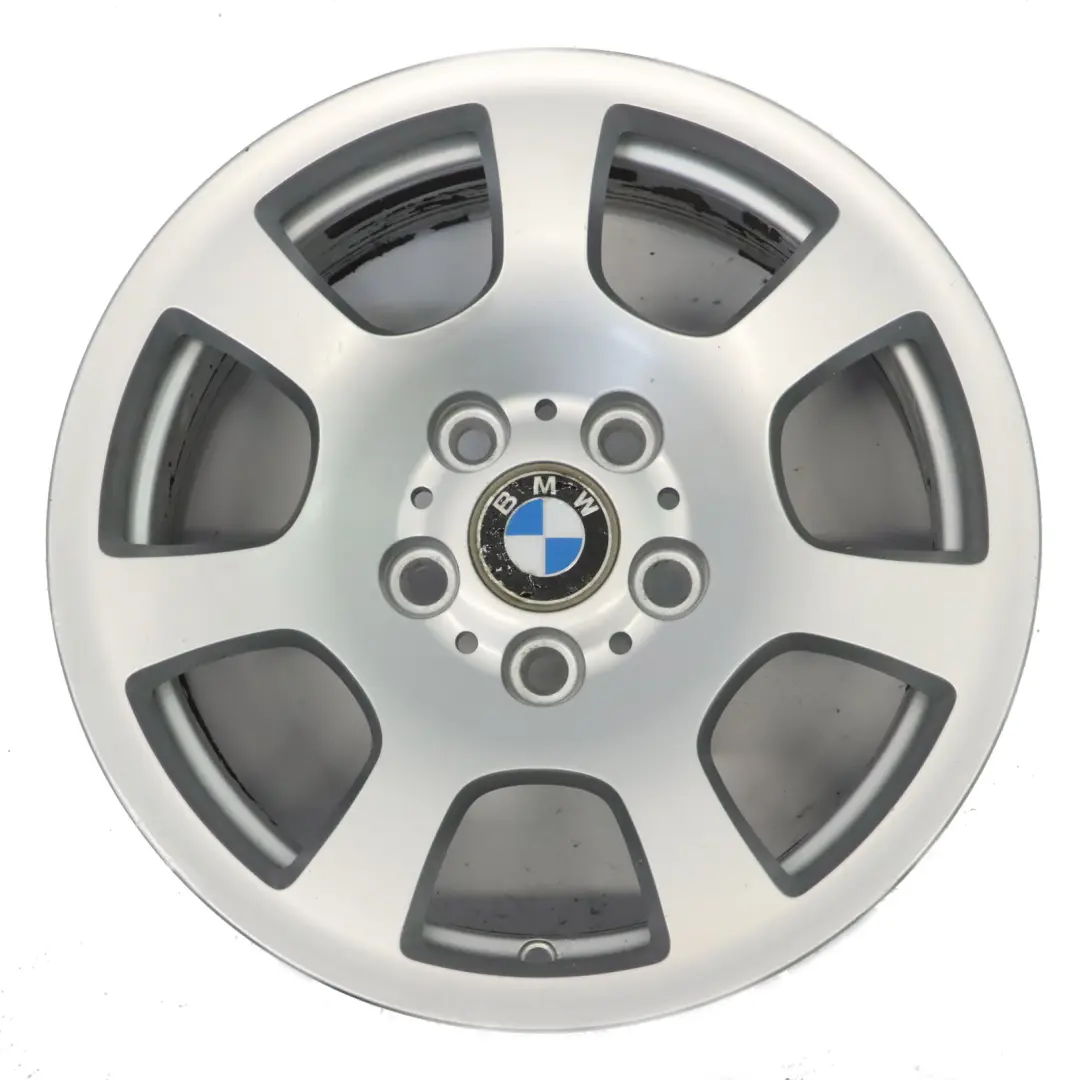 Alufelge Alu Felge 16" Trapezoid Speiche 134 ET:20 7J für BMW E60 E61 mit Teilenummer 6762000 BMW E60 E61 Alufelge Alu Felge 16" Trapezoid Speiche 134 ET:20 7J - SKU 6762000-1 - Teilenummer 6762000