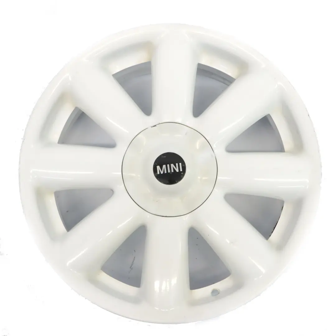 Mini Cooper One R50 R55 R56 White Wheel Alloy Rim 17" ET:48 7J Crown Spoke 104 - SKU 6769412-1 - Part number 6769412