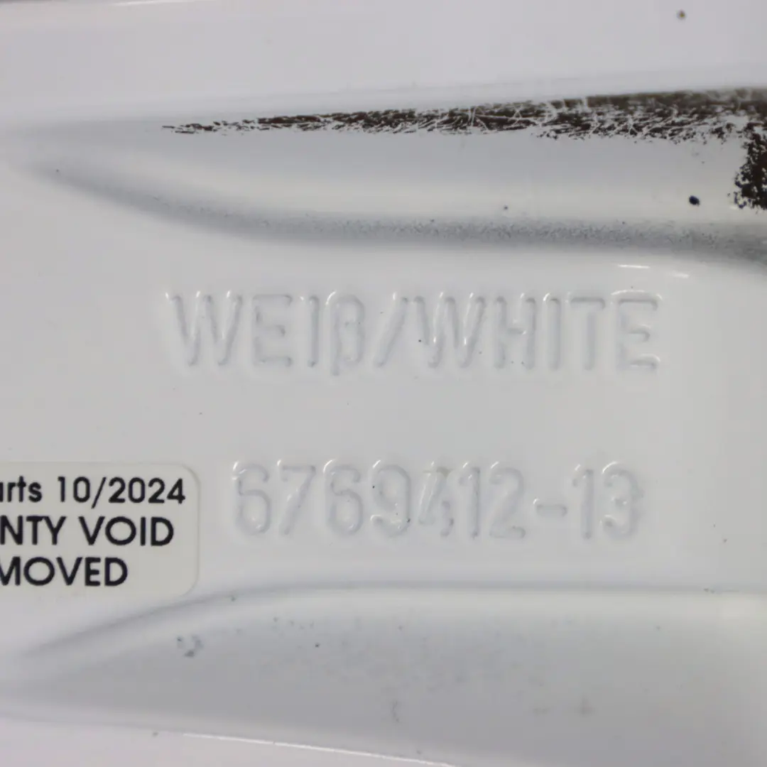 Mini Cooper One R50 R55 R56 White Wheel Alloy Rim 17" ET:48 7J Crown Spoke 104 - SKU 6769412-1 - Part number 6769412