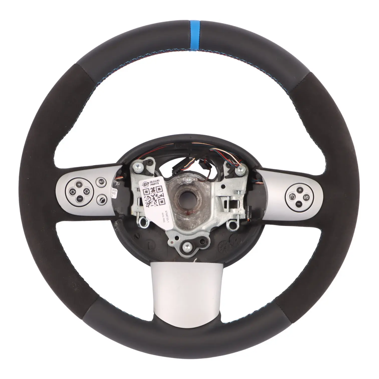 Volant Mini Cooper R50 R52 R53 NEUF Cuir Noir / Alcantara Sport