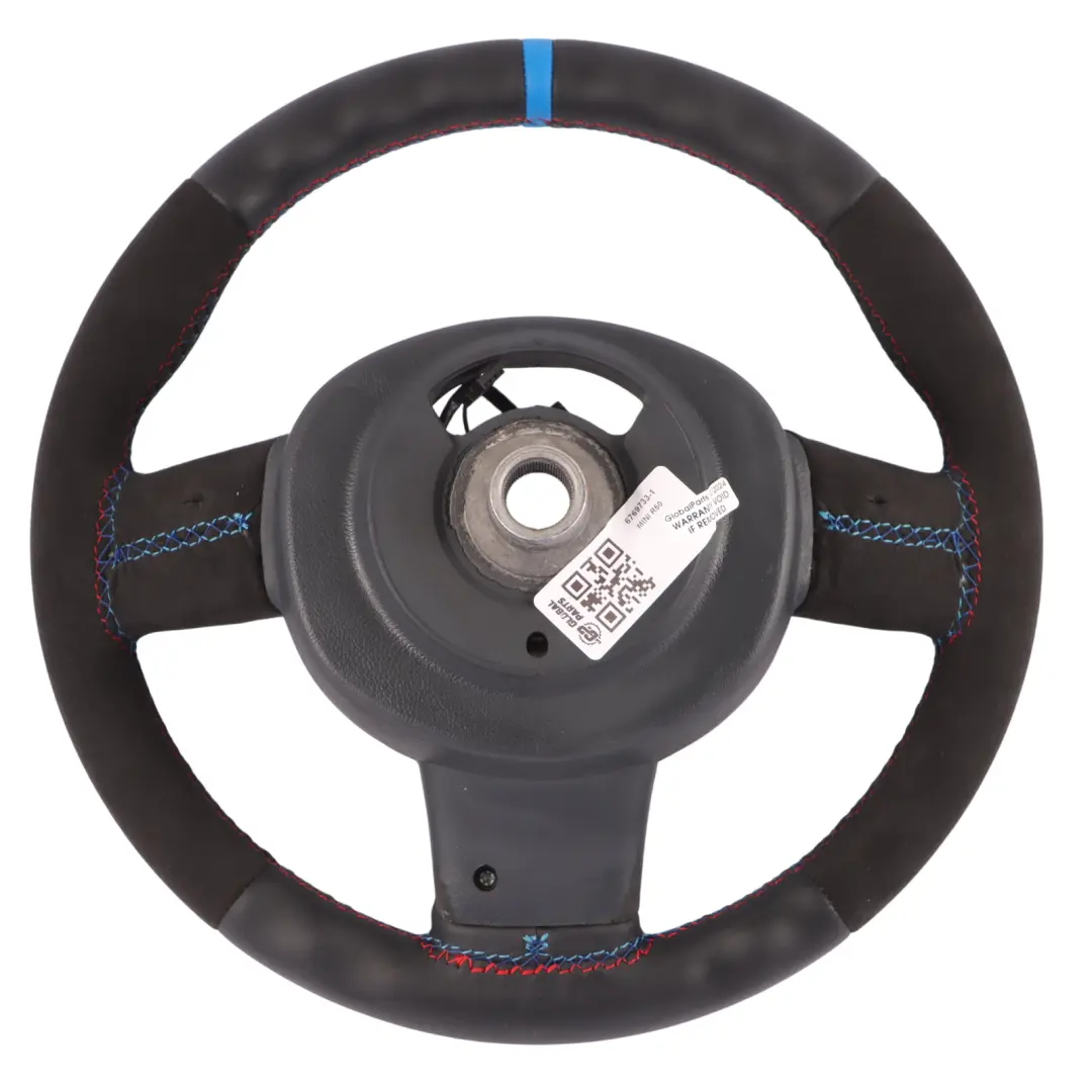  Steering Wheel Mini Cooper R50 R52 R53 NEW Black Leather / Alcantara Sport - SKU 6769733-1 - Part number 6762458