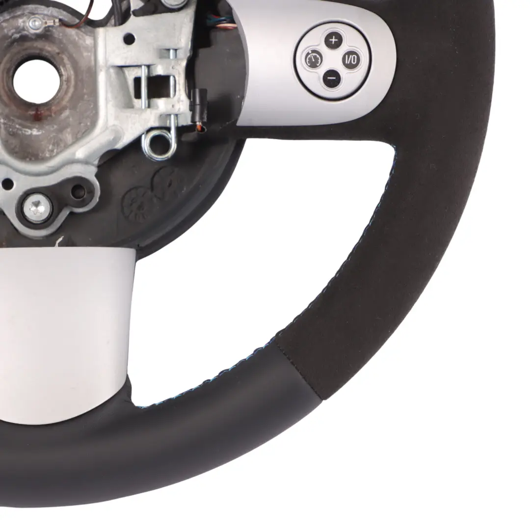 Kierownica Sport NOWA Czarna Skóra Alkantara do Mini Cooper R50 R52 R53 o numerze 6762458 Mini Cooper R50 R52 R53 Kierownica Sport NOWA Czarna Skóra Alkantara - SKU 6769733-1 - Numer Części 6762458