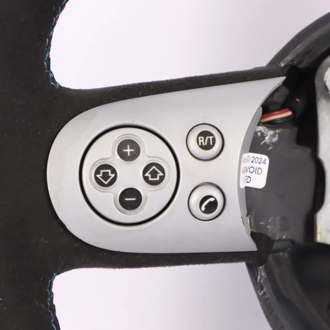  Steering Wheel Mini Cooper R50 R52 R53 NEW Black Leather / Alcantara Sport - SKU 6769733-1 - Part number 6762458