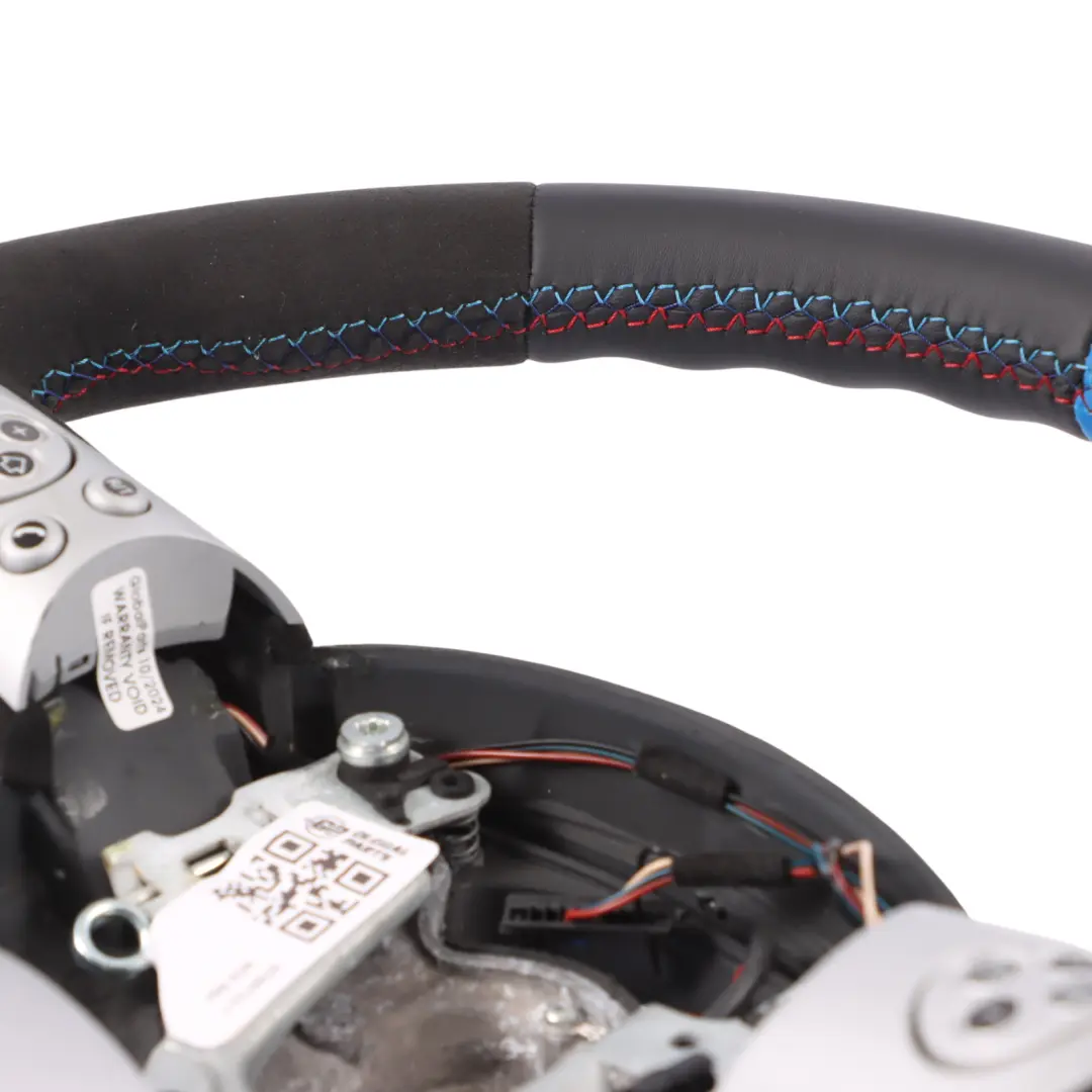 NUOVO Pelle Nera / Alcantara Sport per Volante Mini Cooper R50 R52 R53 con numero di parte 6762458 Volante Mini Cooper R50 R52 R53 NUOVO Pelle Nera / Alcantara Sport - SKU 6769733-1 - Numero di parte 6762458